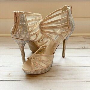 Steve Madden Glitzy Stiletto Heels Sz 8 NWOT